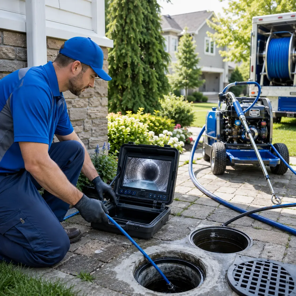 Outdoor drain cleaning professionals serving Springfield Center, NY
